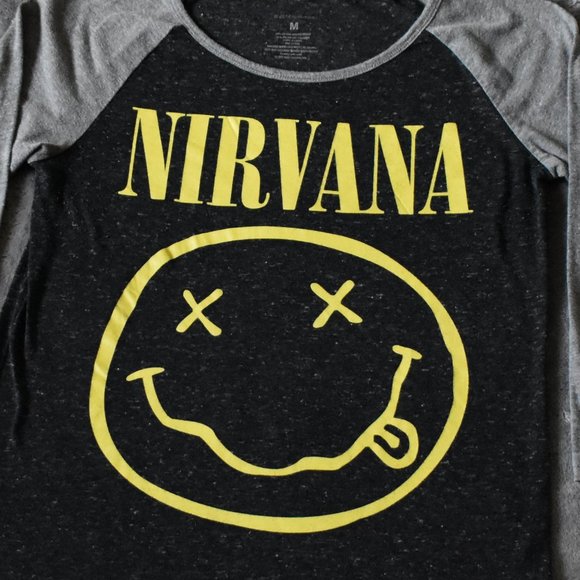 NIRVANA Tops - NIRVANA Long Sleeved T-Shirt
